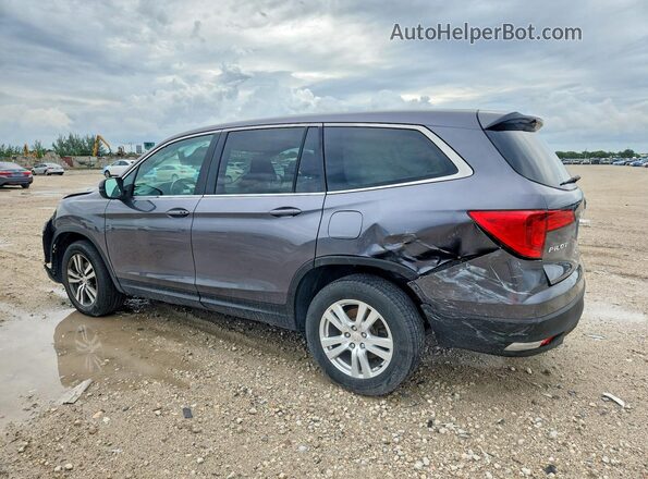 5FNYF6H54JB002776 2018 HONDA PILOT Gray Tył lewy