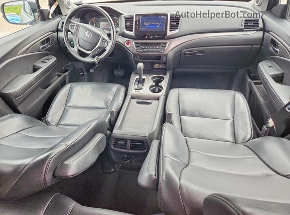 5FNYF6H54JB002776 2018 HONDA PILOT Gray Widok deski rozdzielczej