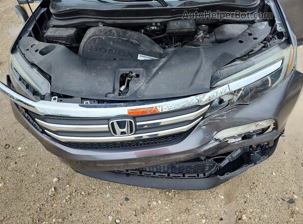 5FNYF6H54JB002776 2018 HONDA PILOT Gray Widok komory silnika