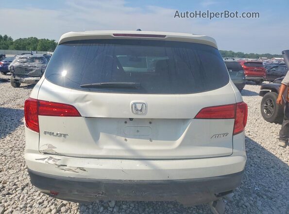 5FNYF6H54JB003345 2018 HONDA PILOT White Հետևի տեսք
