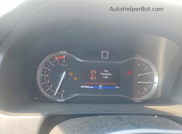 5FNYF6H54JB003345 2018 HONDA PILOT White Սարքավորումների վահանակի տեսք