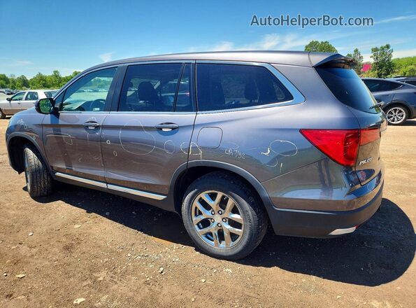 5FNYF6H54JB008299 2018 HONDA PILOT Gray Задня ліва чверть