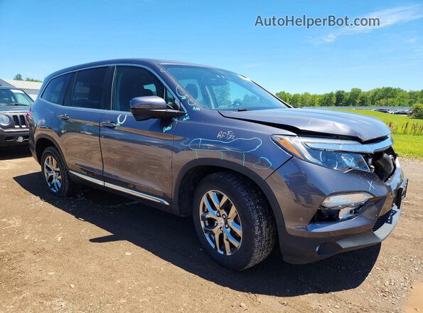5FNYF6H54JB008299 2018 HONDA PILOT Gray Передня права чверть