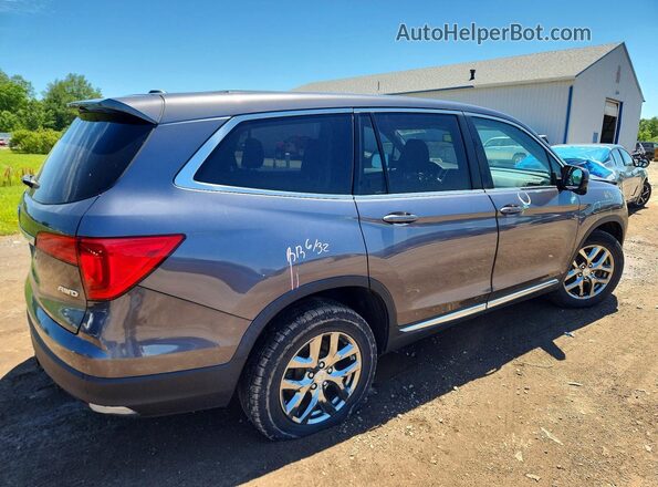 5FNYF6H54JB008299 2018 HONDA PILOT Gray Задня права чверть