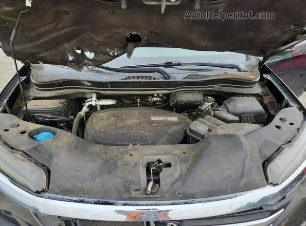 5FNYF6H54JB070981 2018 HONDA PILOT Black Widok komory silnika
