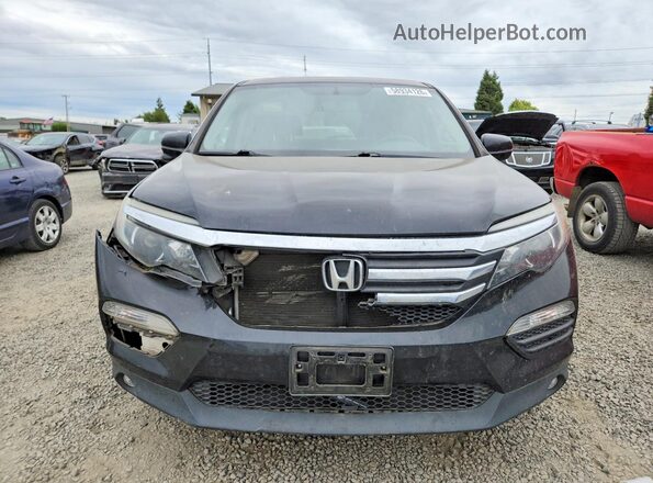 5FNYF6H54JB070981 2018 HONDA PILOT Black Widok z przodu