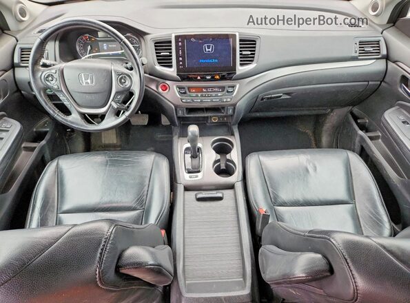 5FNYF6H54JB070981 2018 HONDA PILOT Black Widok deski rozdzielczej