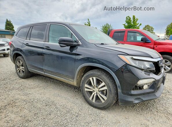 5FNYF6H54JB070981 2018 HONDA PILOT Black Przód prawy