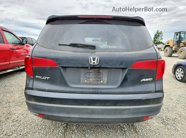 5FNYF6H54JB070981 2018 HONDA PILOT Black Widok z tyłu