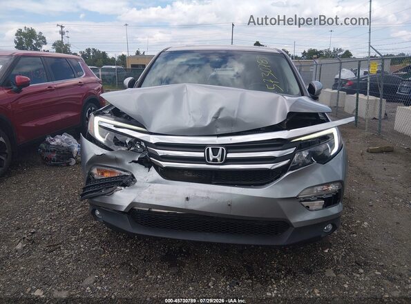 5FNYF6H54JB072746 2018 HONDA PILOT Silver Вид спереду