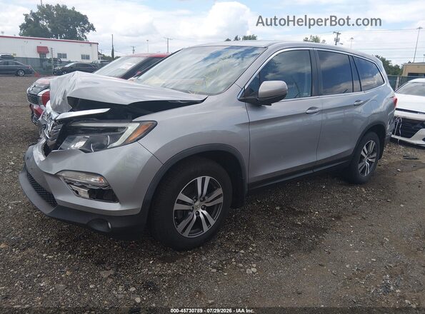 5FNYF6H54JB072746 2018 HONDA PILOT Silver Передня ліва чверть