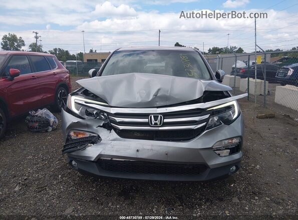 5FNYF6H54JB072746 2018 HONDA PILOT Silver Вид щитка приладів