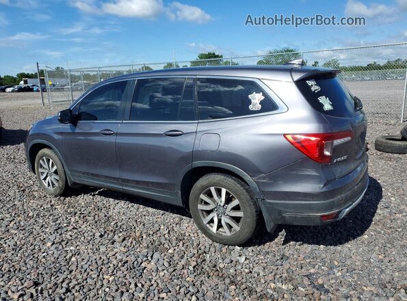 5FNYF6H54KB013424 2019 HONDA PILOT Gray Trasero izquierdo