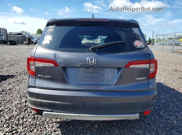 5FNYF6H54KB013424 2019 HONDA PILOT Gray Vista trasera