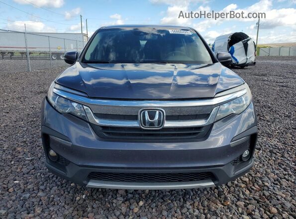5FNYF6H54KB013424 2019 HONDA PILOT Gray Vista frontal
