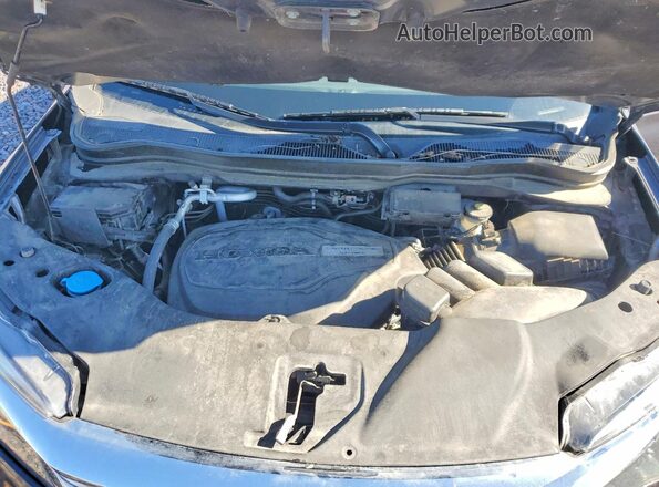 5FNYF6H54KB013424 2019 HONDA PILOT Gray Vista del compartimento del motor