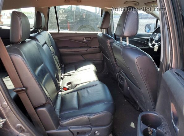 5FNYF6H54KB013424 2019 HONDA PILOT Gray Vista interior trasera