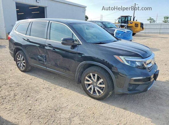 5FNYF6H54KB053194 2019 HONDA PILOT Black Delantero derecho