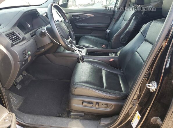 5FNYF6H54KB053194 2019 HONDA PILOT Black Vista interior delantera