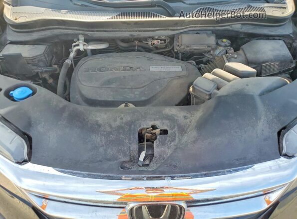 5FNYF6H54KB053194 2019 HONDA PILOT Black Vista del compartimento del motor
