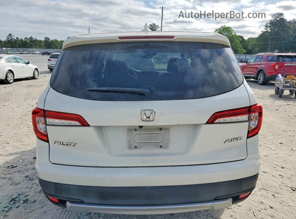 5FNYF6H54KB056354 2019 HONDA PILOT White Widok z tyłu
