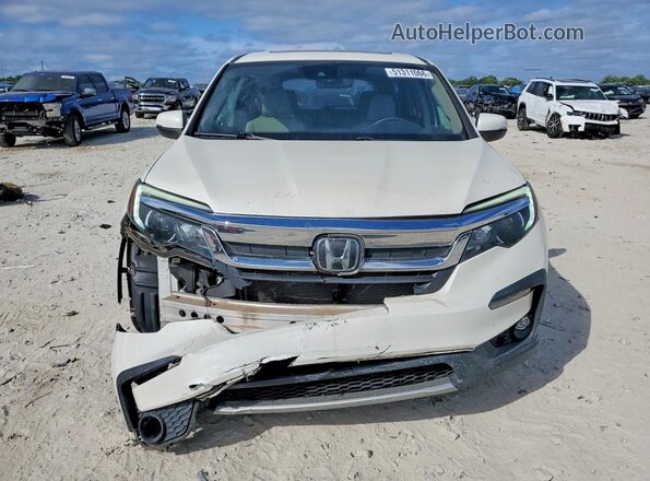 5FNYF6H54KB056354 2019 HONDA PILOT White Widok z przodu