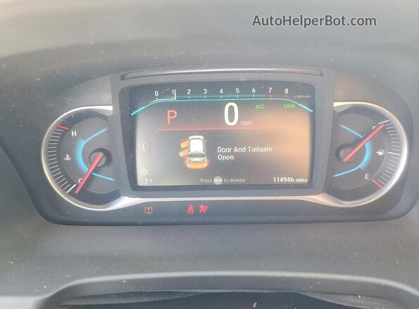 5FNYF6H54KB056354 2019 HONDA PILOT White Widok zestawu wskaźników