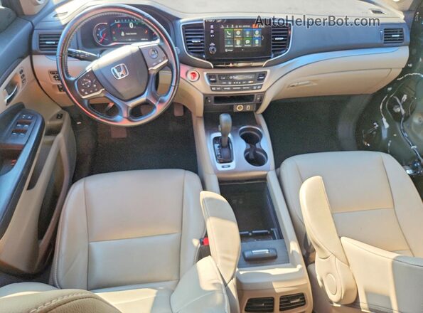 5FNYF6H54KB089290 2019 HONDA PILOT Green Вид панелі приладів