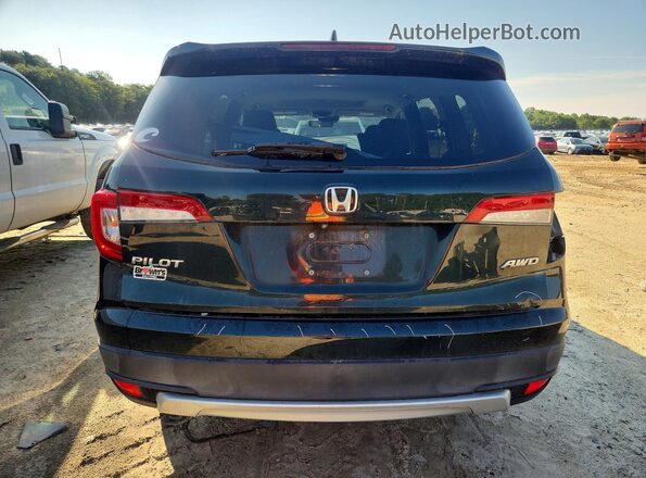 5FNYF6H54KB089290 2019 HONDA PILOT Green Вид ззаду