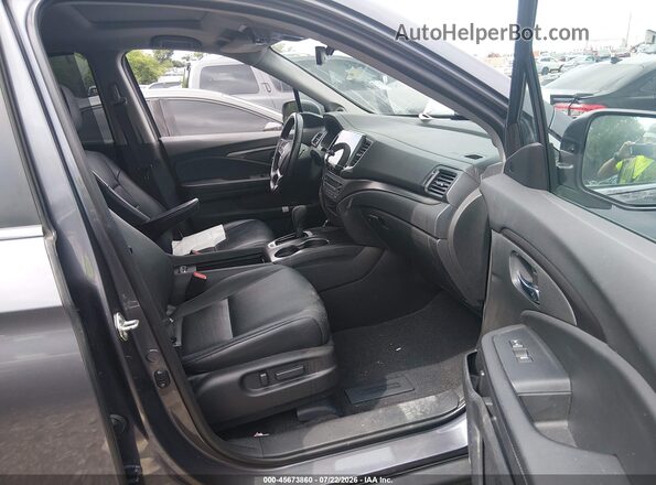 5FNYF6H54LB067548 2020 HONDA PILOT Gray Вид салону спереду