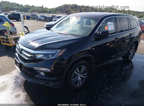 5FNYF6H55HB047509 2017 HONDA PILOT Black Передня ліва чверть