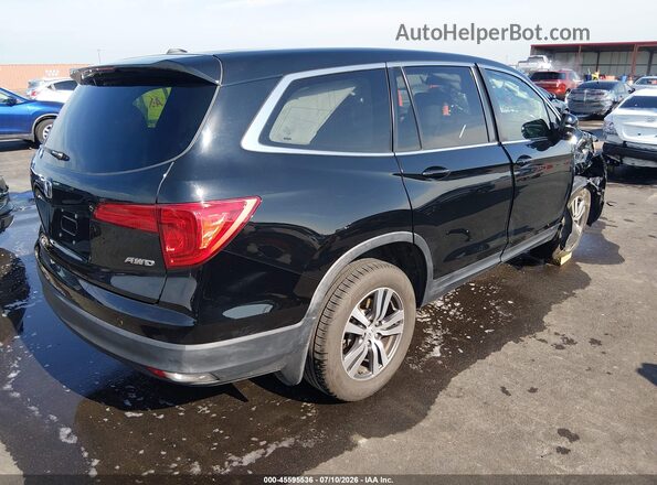 5FNYF6H55HB047509 2017 HONDA PILOT Black Задня права чверть