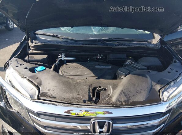 5FNYF6H55HB047509 2017 HONDA PILOT Black Вид ззаду