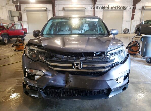 5FNYF6H55JB005489 2018 HONDA PILOT Gray Դիմացի տեսք