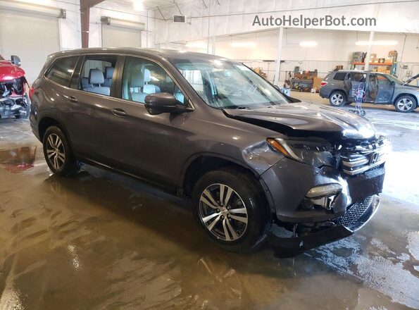 5FNYF6H55JB005489 2018 HONDA PILOT Gray Առջևի աջ