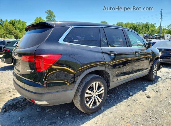 5FNYF6H55JB007260 2018 HONDA PILOT Black Trasero derecho