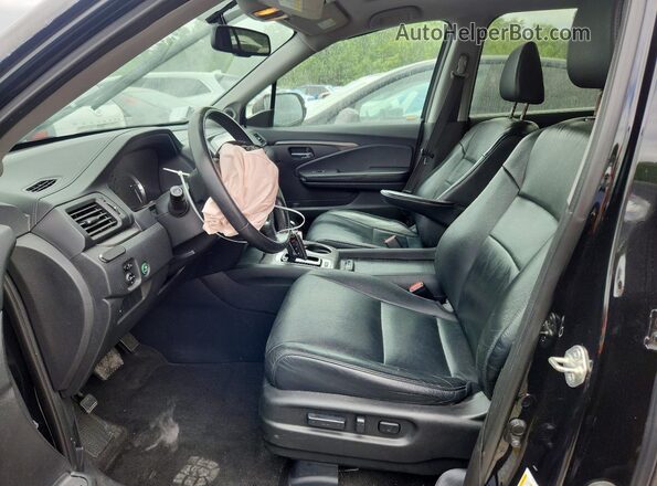 5FNYF6H55JB007260 2018 HONDA PILOT Black Vista interior delantera