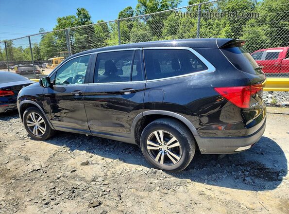 5FNYF6H55JB007260 2018 HONDA PILOT Black Trasero izquierdo