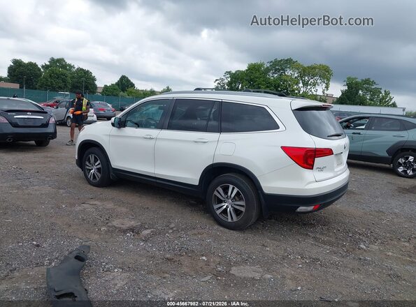 5FNYF6H55JB019098 2018 HONDA PILOT White Հետևի ձախ