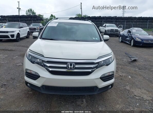 5FNYF6H55JB019098 2018 HONDA PILOT White Սարքավորումների վահանակի տեսք