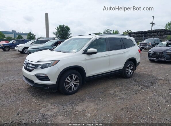 5FNYF6H55JB019098 2018 HONDA PILOT White Դիմացի տեսք