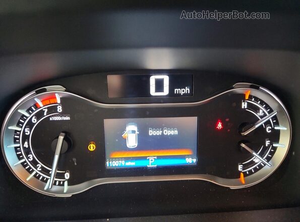 5FNYF6H55JB064607 2018 HONDA PILOT Черный Вид щитка приборов