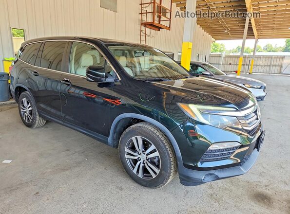 5FNYF6H55JB064607 2018 HONDA PILOT Черный Передняя правая четверть