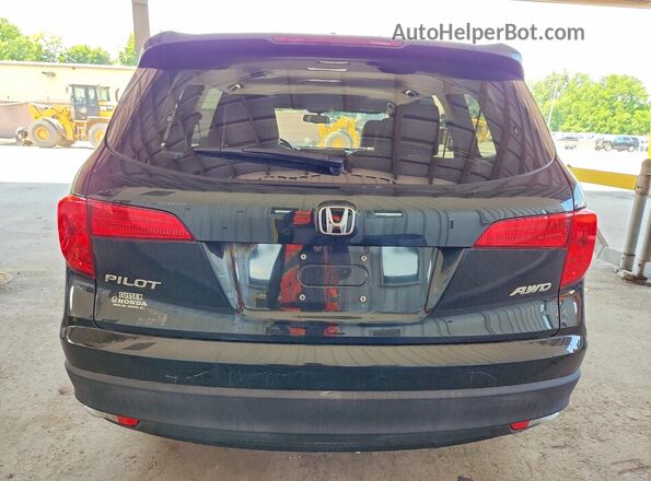 5FNYF6H55JB064607 2018 HONDA PILOT Черный Вид сзади