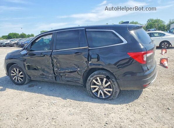 5FNYF6H55KB034251 2019 HONDA PILOT Black Trasero izquierdo