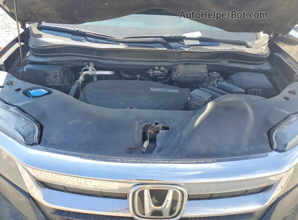 5FNYF6H55KB034251 2019 HONDA PILOT Black Vista del compartimento del motor