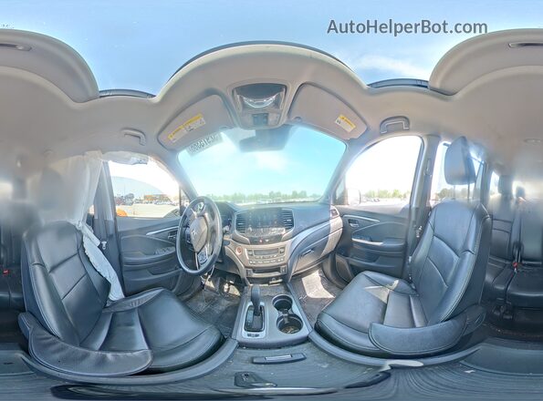 5FNYF6H55KB034251 2019 HONDA PILOT Black Vista interior de 360 grados
