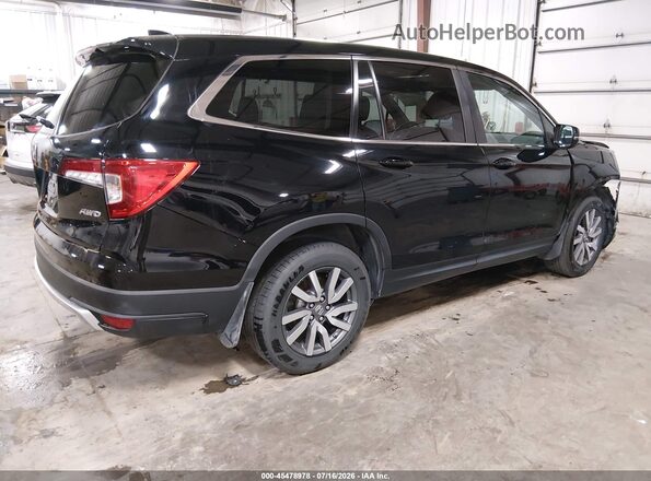 5FNYF6H55KB059876 2019 HONDA PILOT Black Rear right
