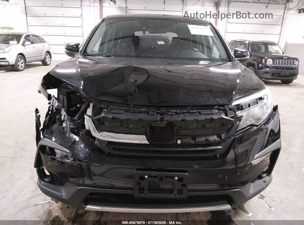 5FNYF6H55KB059876 2019 HONDA PILOT Black Front view