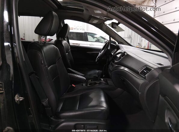 5FNYF6H55KB059876 2019 HONDA PILOT Black Front interior view